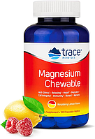 Magnesium Chewable, 120 chewable wafers, Trace minerals Raspberry Lemon