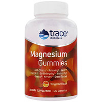 Magnesium Gummies, 120 gummies, Trace minerals Tangerine