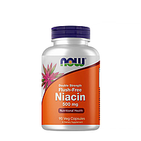 Бад Flush Free Niacin 500 mg, 90 veg.caps, NOW