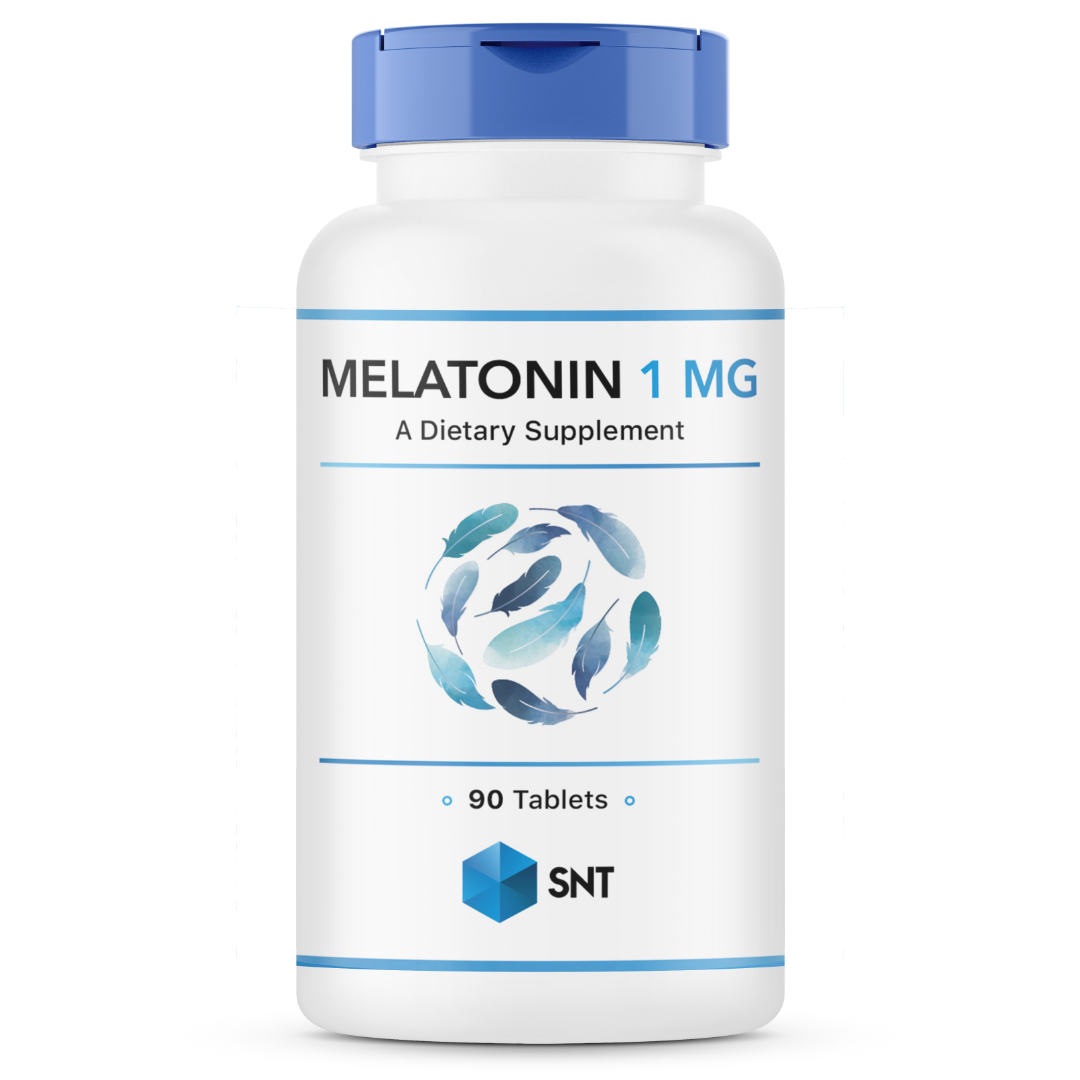 БАД Melatonin 1 mg, 90 tab, SNT - фото 1 - id-p116516825