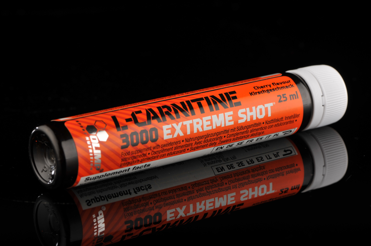 Л-карнитин L-Carnitine 3000 Extreme Shot, 25 ml, Olimp Nutrition Cherry - фото 2 - id-p116516845