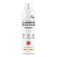 L-Carnitine Attack Power + Guarana, 500 ml, Optimum system Pomegranate