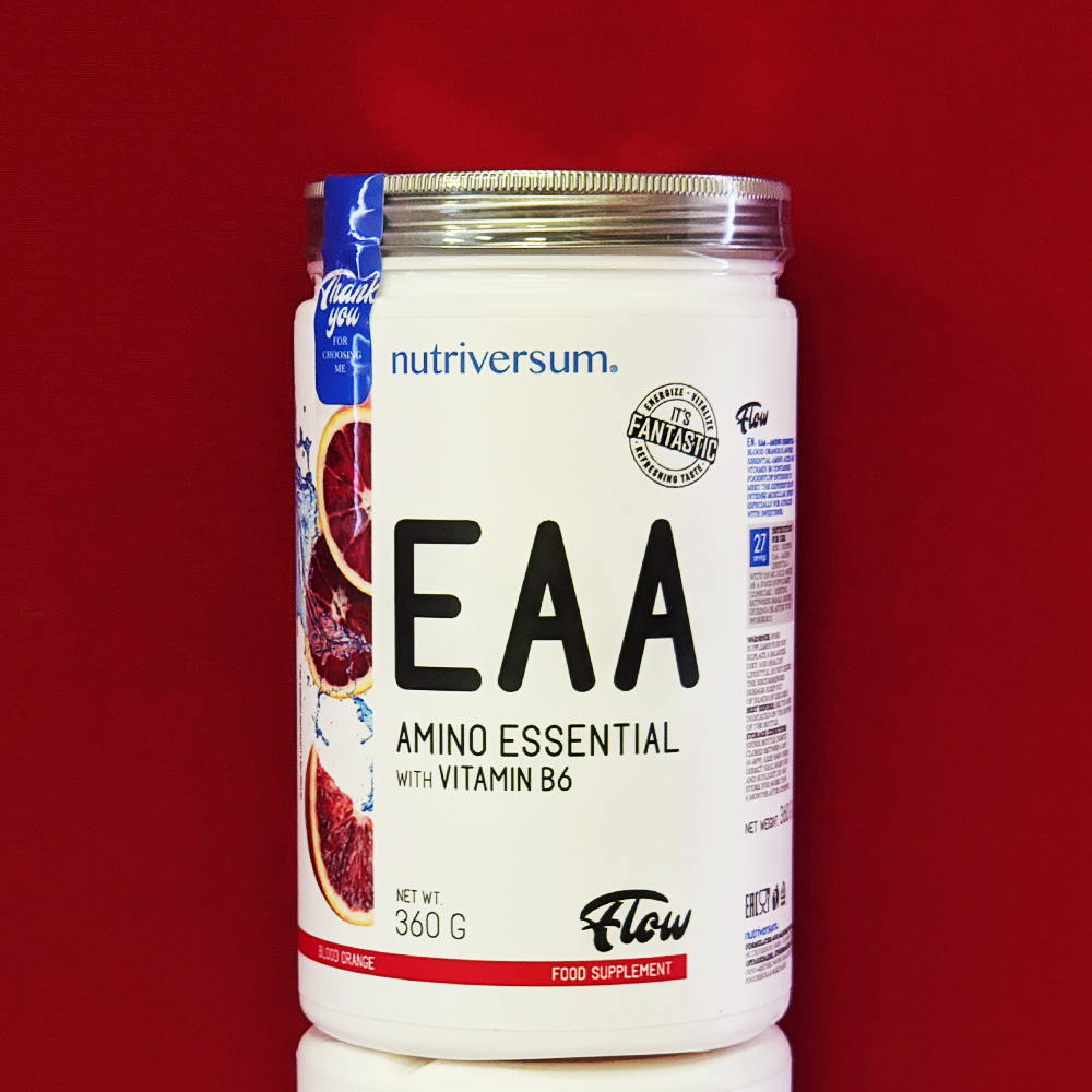 FLOW - EAA, 360 g, NUTRIVERSUM Blood orange, фото 1