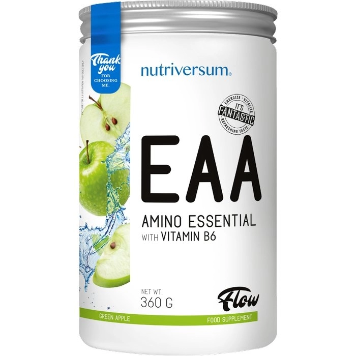 FLOW - EAA, 360 g, NUTRIVERSUM Green apple, фото 1