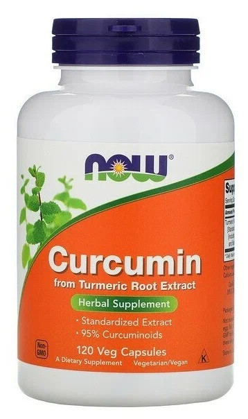 Curcumin 665 mg, 120 veg.caps, NOW - фото 1 - id-p116517291