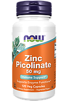 Zinc Picolinate 50 mg, 120 veg.caps, NOW