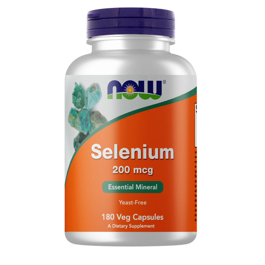 Selenium 200 mcg, 180 veg.caps, NOW, фото 1