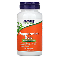 Peppermint Gels, 90 softgels, NOW