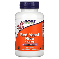 Red Yeast Rice 1200 mg, 60 tab, NOW