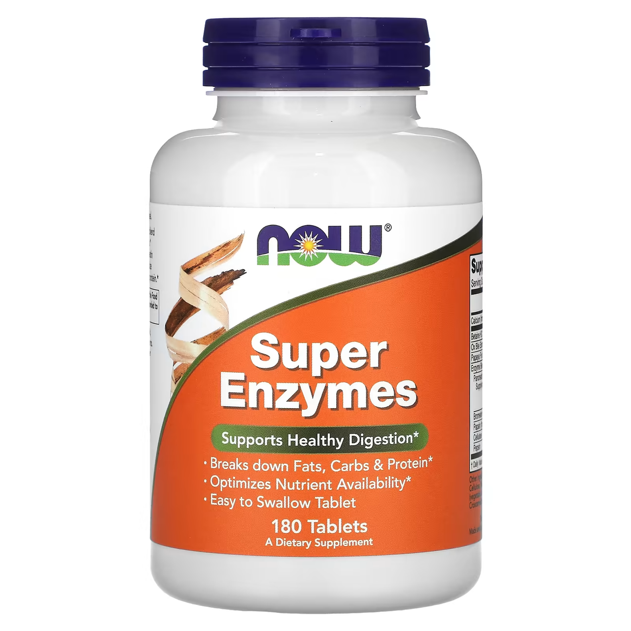 Super Enzymes, 180 tab, NOW, фото 1