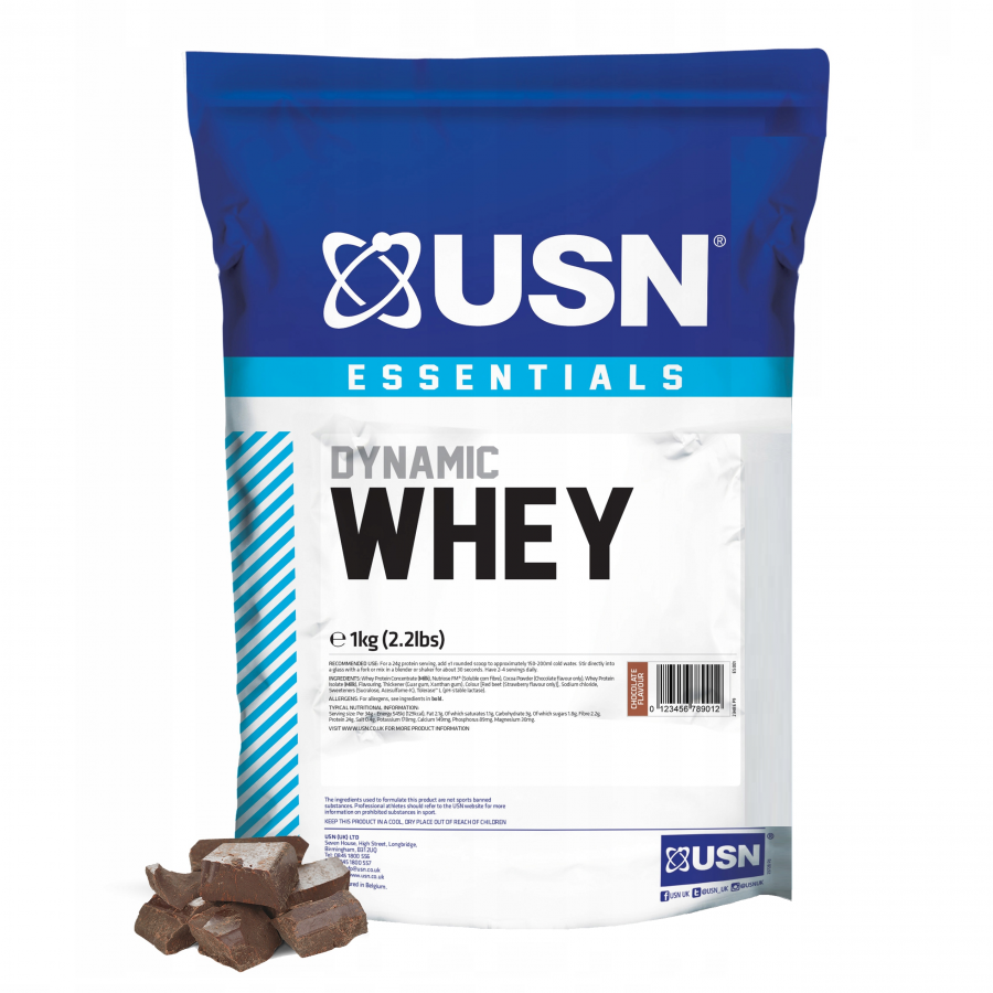Протеин Dynamic Whey, 1 kg, USN Chocolate, фото 1