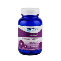 Витамины Children`s Chewable Probiotic, 30 chewable wafers, Trace minerals Natural Grape