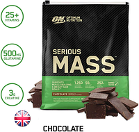Гейнер Serious Mass, 5440 g, Optimum Nutrition Шоколадный