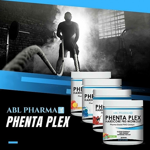 Предтренировочный комплекс Phenta Plex Hardcore Pre-Workout, 30 порций, ABL PHARMA - фото 1 - id-p116517816