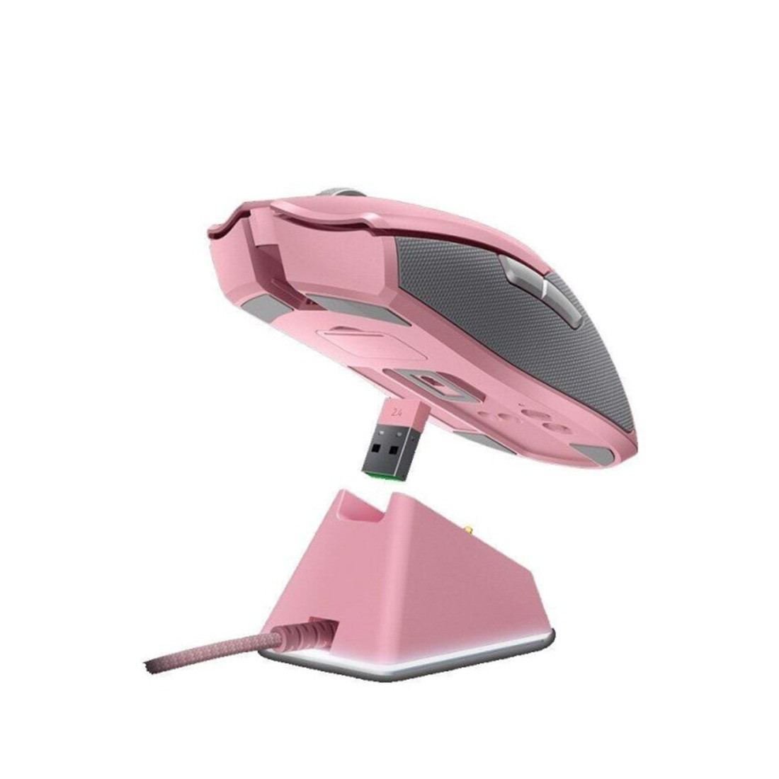 Мышь беспроводная/проводная Razer Viper Ultimate Mouse Dock - Quartz (RZ01-03050300-R3M1) розовый - фото 3 - id-p116518008
