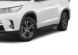 Порог-площадка "Black" + комплект крепежа для Toyota Highlander U50 2013-2020, фото 3