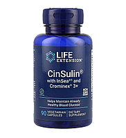 Life extension CinSulin c insea2 и crominex 3+, 90капсул