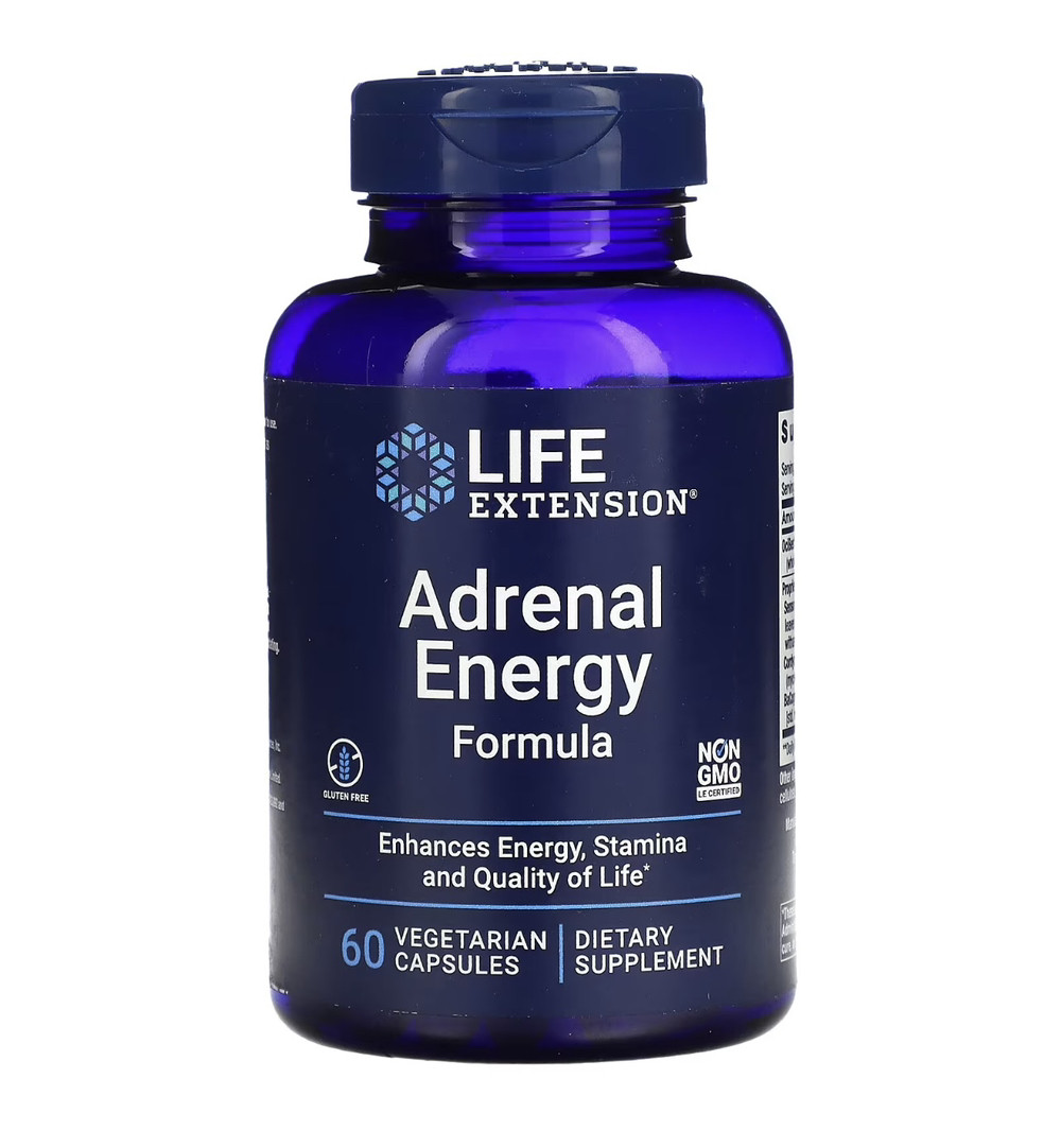 Life extension адреналиновая энергетическая формула, 60 капсул - фото 1 - id-p116518837