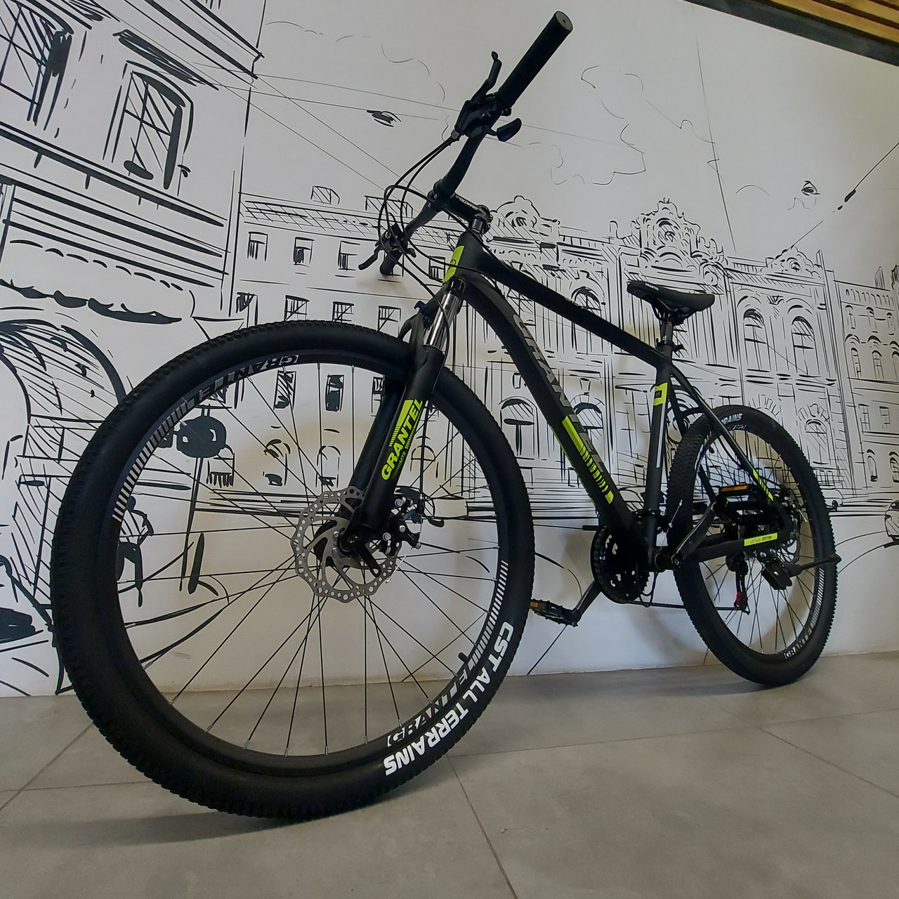 Горный Велосипед Grantel G137. 21" облегченная алюминиевая рама. 27,5" колеса. Скоростной. Mtb.