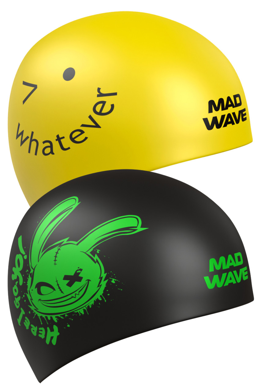 Шапочка для плавания двусторонняя Mad Wave Whatever reversible