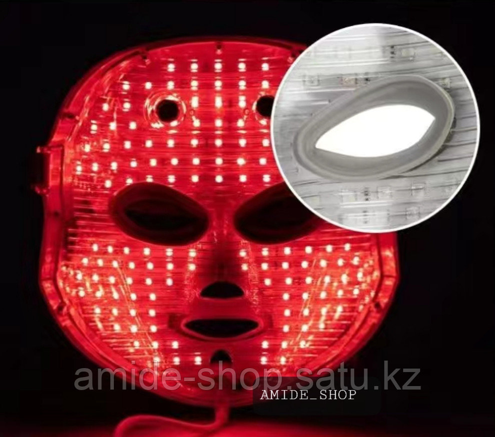 LED- Маска для лица, Светодиодная косметическая маска для лица. - фото 3 - id-p116518963