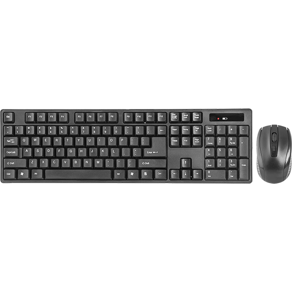 Клавиатура+мышь беспроводная Defender Berkeley C-915 RU черный - фото 1 - id-p116530279