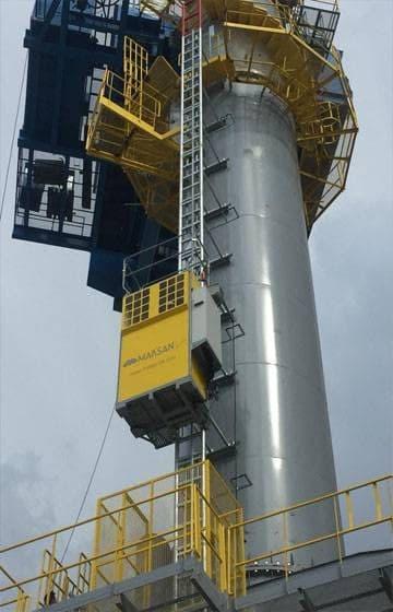 Мачтовый грузопассажирский строительный лифт MKS ACROBAT 2000 - фото 3 - id-p116530418
