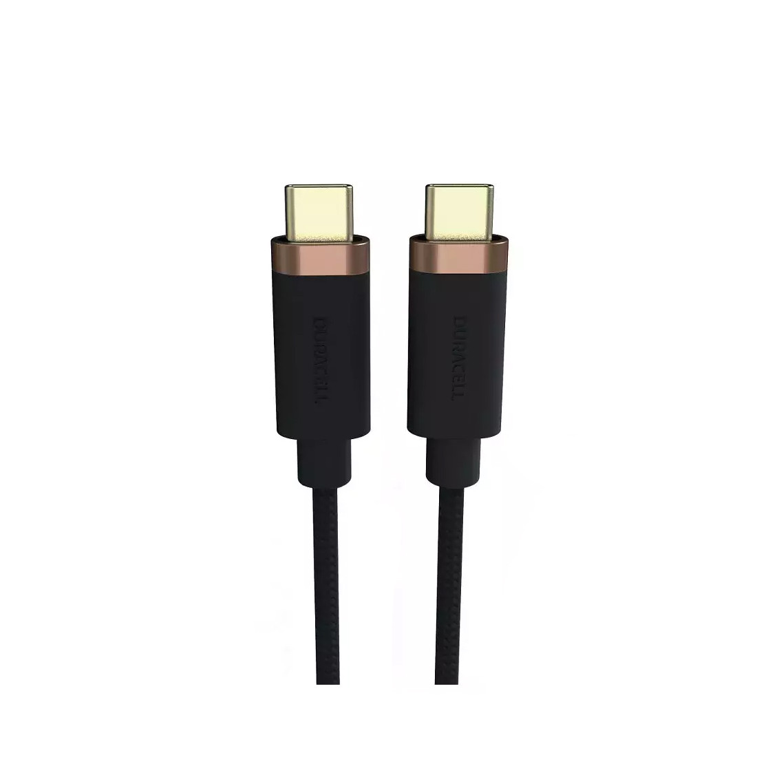Интерфейсный кабель Duracell USB7030A USB-C to USB-C Черный 2-021379