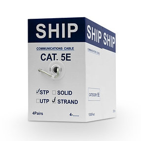 Кабель сетевой SHIP D145S-P Cat.5e FTP 30В PVC 2-002055, фото 2