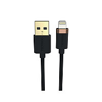 Duracell USB7012A USB-A to Lightning интерфейс кабелі қара