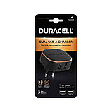 Универсальное зарядное устройство Duracell DRACUSB16-EU 24W 2хUSB-A Черный, фото 3