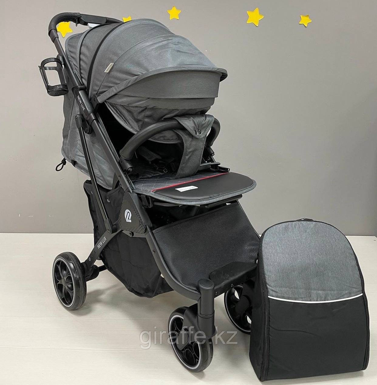 Коляска прогулочная New Lux S601 серый
