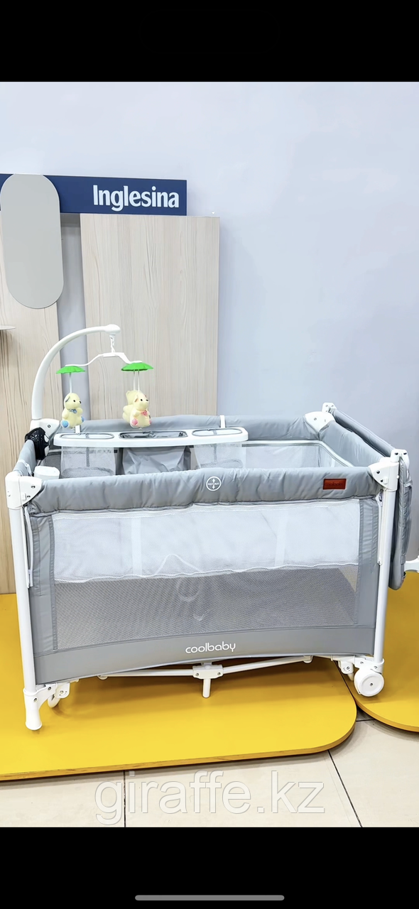 Cool Baby P999NZ многофункциональная детская кровать-манеж с москитной сеткой и органайзером - фото 3 - id-p116531280