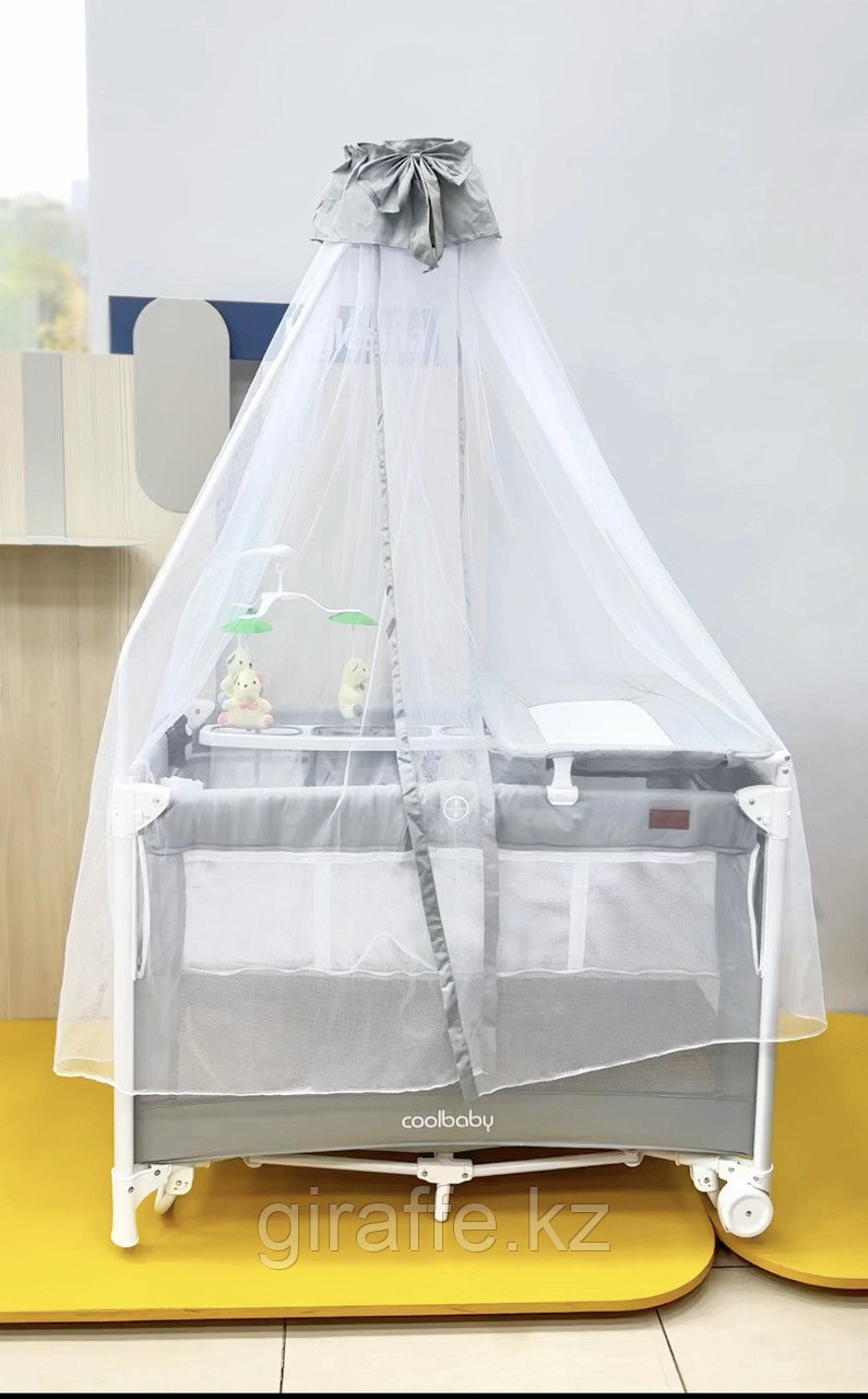Cool Baby P999NZ многофункциональная детская кровать-манеж с москитной сеткой и органайзером - фото 1 - id-p116531280
