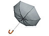 Зонт складной Cary, полуавтоматический, 3 сложения, с чехлом, светло-серый, фото 3