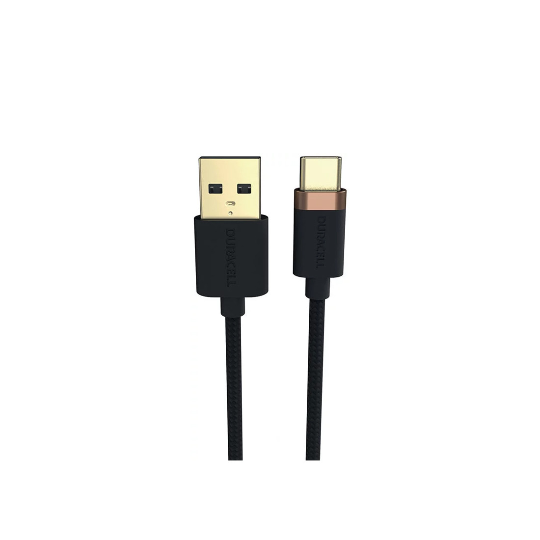 Интерфейсный кабель Duracell USB6061A USB-A to USB-C Черный - фото 1 - id-p116531591