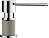 Дозатор для жидкого мыла Blanco Lato хром/серый беж 525816