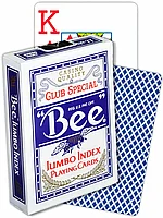 Карты игральные "Bee" 54 синие