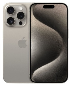 Смартфон Apple iPhone 15 Pro 256Gb Natural Titanium (Серый)