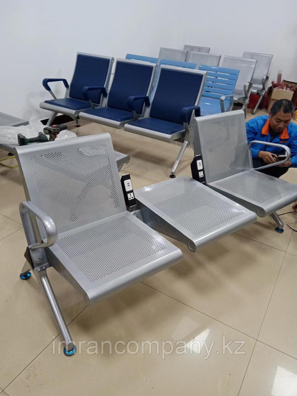 Скамья для зала ожидания с зарядкой, фото 1