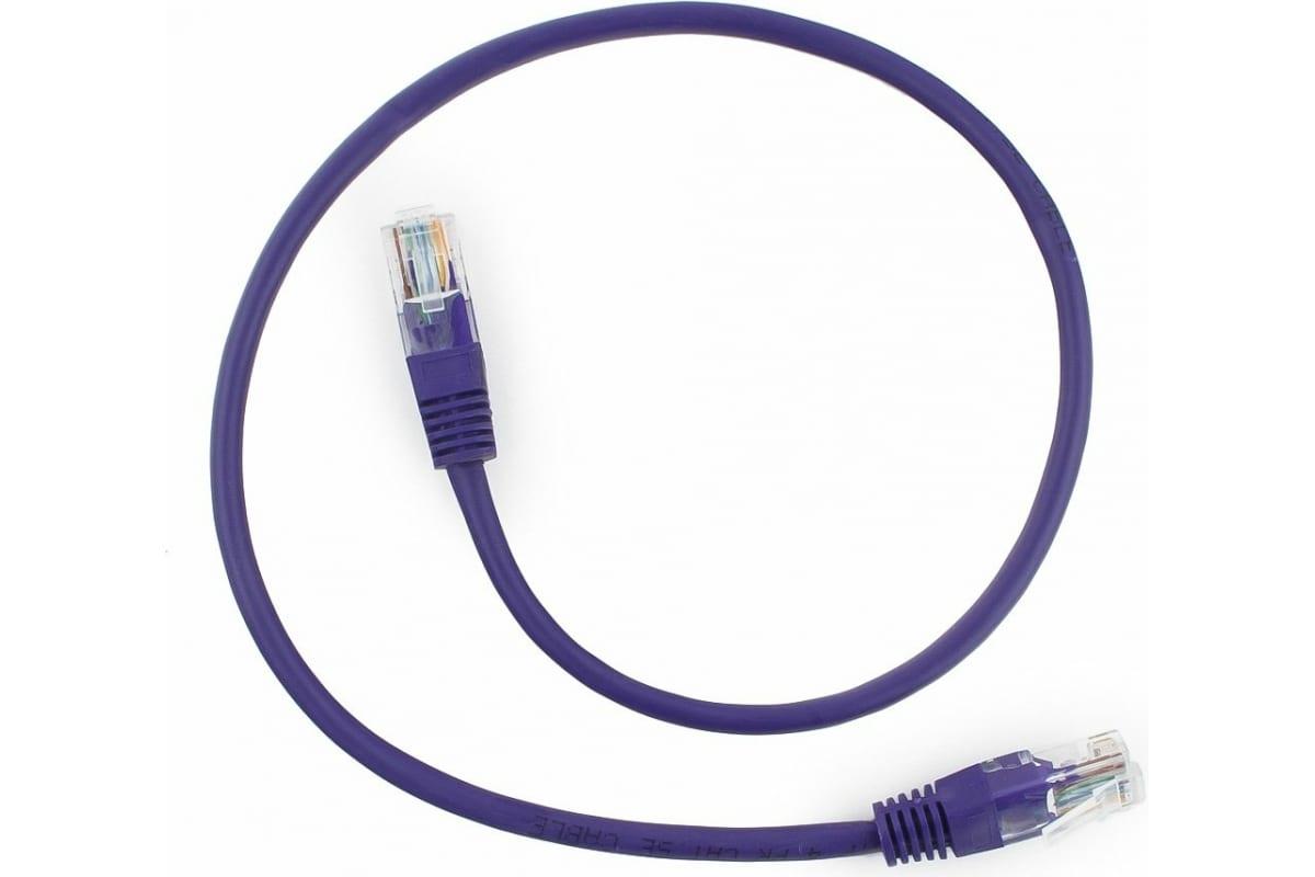 Патч-корд Cablexpert PP12-0.5M/V фиолетовый 0.5м - фото 1 - id-p116536691