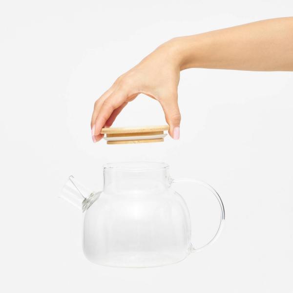 Стеклянный чайник для чая MATCHA - фото 3 - id-p116536813