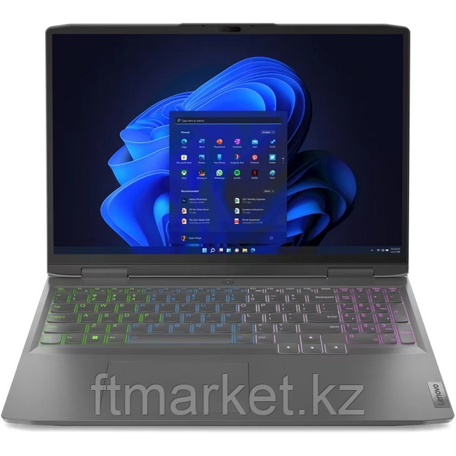 Ноутбук Lenovo LOQ 3 16APH8 16" WQXGA AMD Ryzen™ 7 7840HS/16Gb/SSD 512Gb/NVIDIA® GeForce RTX™, фото 1