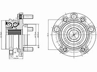 Ступичный узел перед MAZDA 3 / 6 / CX-5 11-