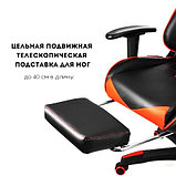 Кресло игровое Deli "Victory", экокожа черная/красная, фото 3