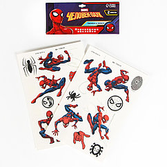 Переводные наклейки, светятся в темноте «Человек паук»