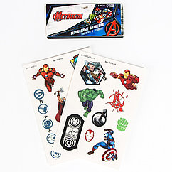 Переводные наклейки, светятся в темноте Мстители 7258155
