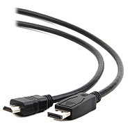 Кабель DisplayPort - HDMI Cablexpert CC-DP-HDMI-6 1.8 м черный