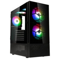 Корпус ПК без БП Kolink Observatory MX Mesh ARGB Midi Tower Case - Black