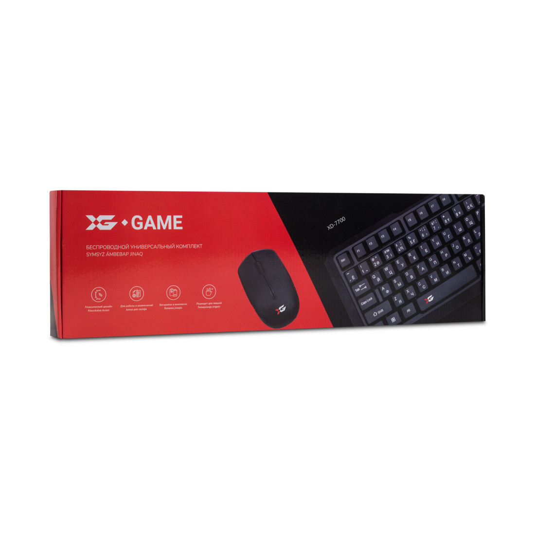 Комплект Клавиатура + Мышь, X-Game, XD-7700GB, Беспроводной, Оптическая мышь - фото 3 - id-p116538564